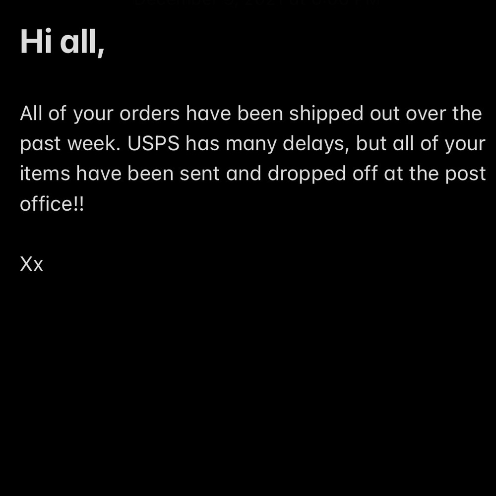 PSA TO ORDERS